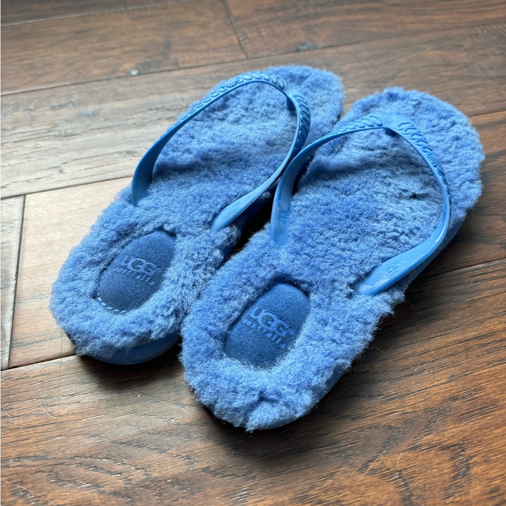 Blue UGG Flip Flops